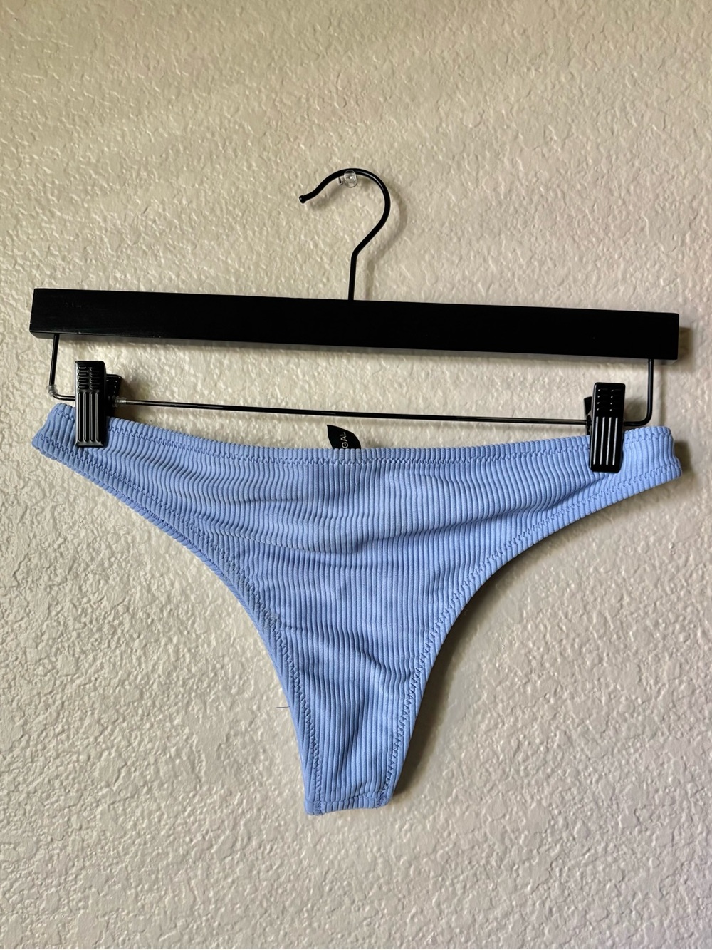 Periwinkle Ribbed Bikini Bottom - Picture 4 of 8
